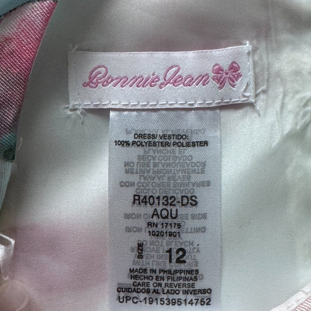 Bonnie Jean Floral print Summer dress, size 12 - Picture 9 of 11